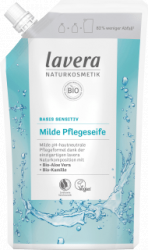 【dm】Flüssigseife Basis sensitiv mit Bio-Aloe Vera & Bio-Kamille, Nachfüllpack, 500 ml