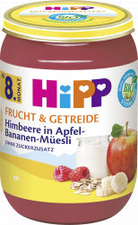 【rossmann】Bio Frucht & Getreide Himbeere in Apfel-Bananen-Müesli