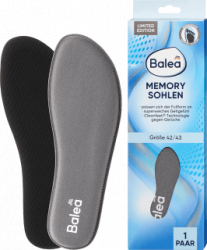 【dm】Einlegesohlen Memory Foam, Gr. 42/43 (1 Paar), 2 St
