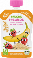 【dm】Quetschie Banane, Erdbeere mit Hafer & Quinoa ab 6 Monaten, 100 g