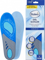 【dm】Einlegesohlen Gel Sohlen, Gr. 36-41 (1 Paar), 2 St