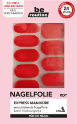 【dm】Nagelfolien Express Maniküre rot, 24 St