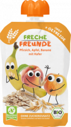 【dm】Quetschie Pfirsich, Apfel, Banane mit Hafer ab 6 Monaten, 100 g