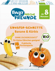 【dm】Babysnack Knusper-Schnitte Banane & Kürbis ab dem 8. Monat, 6x14g, 84 g
