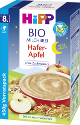 【rossmann】Bio Milchbrei Gute Nacht Hafer-Apfel 8个月以后  450g